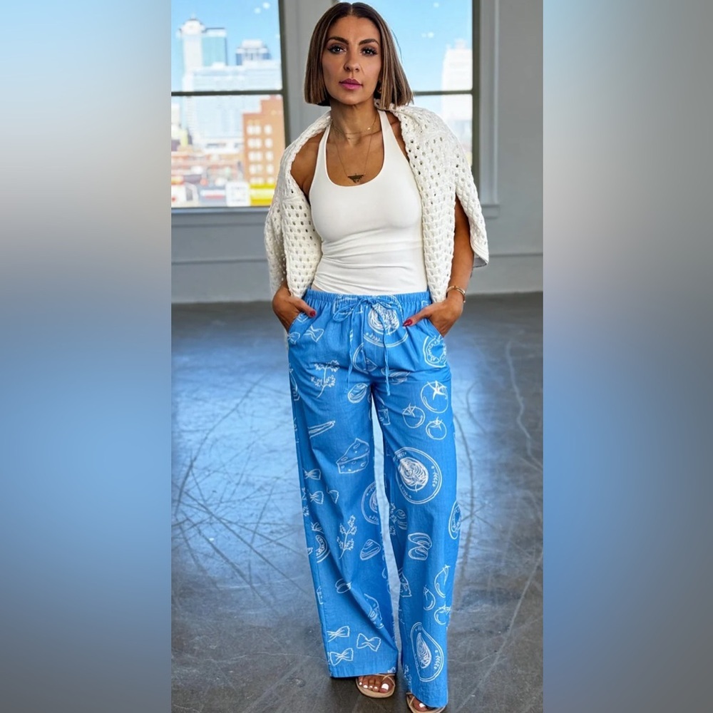 Bailey Rose Foodie Print Ankle Pant